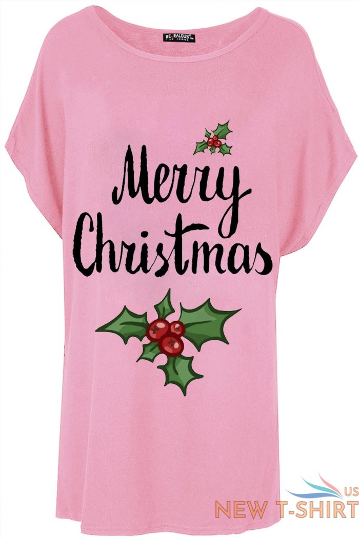 womens ladies merry christmas printed oversized xmas baggy batwing party t shirt 8 1.jpg