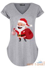 womens ladies xmas curved hem turn up cap sleeve christmas v neck basic t shirt 7 1.jpg