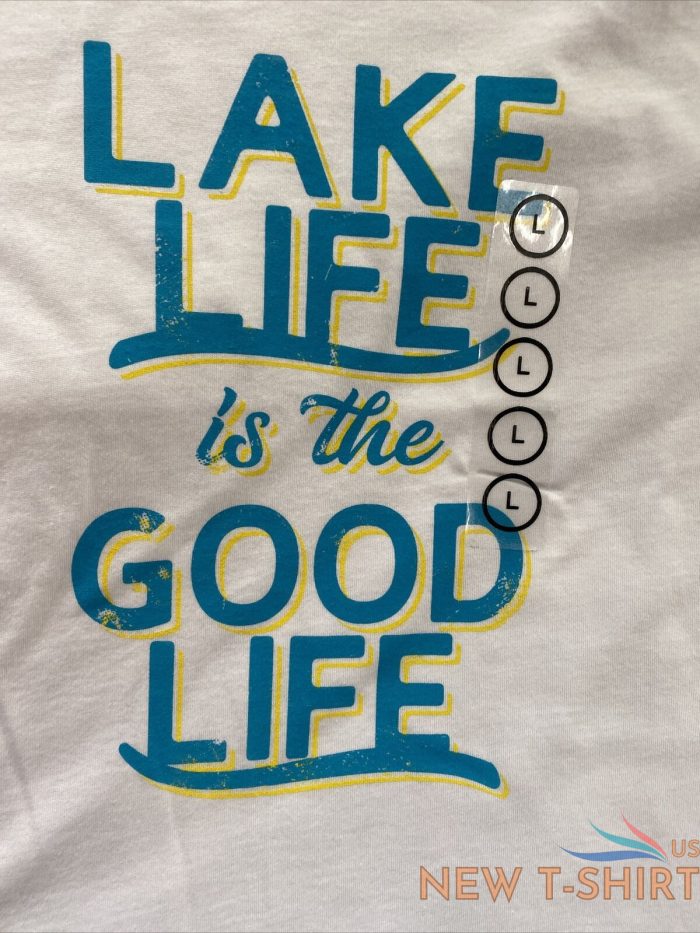 womens lake life is the good life t shirt funny saying cute graphic tee large 1.jpg