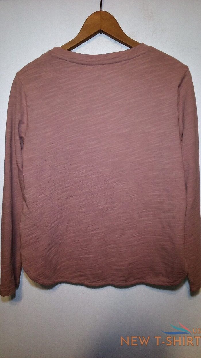 x 3 duluth trading co womens sz med v neck long sleeve henley knit t shirts 3.jpg