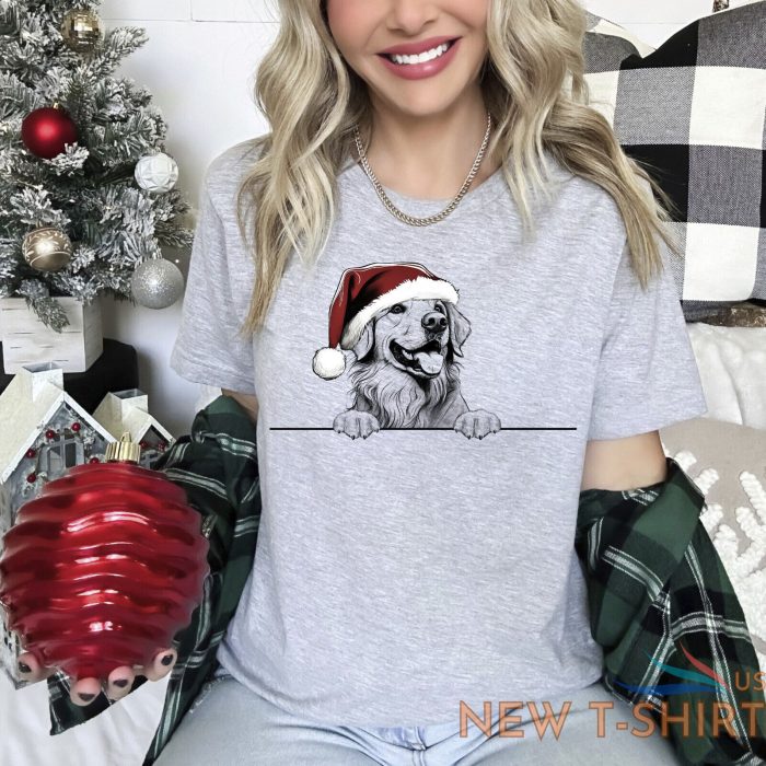 xmas t shirt golden retriever dog xmas shirt christmas t shirt xmas tshirt santa 1.jpg